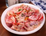 トマトとセロリの濃厚オーロラマリネ♡作り方4写真