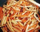 Jícama(ヒカマ)と人参のきんぴら作り方5写真