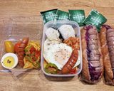 高2男子弁当！キムチナポリタン♪32作り方1写真