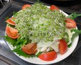 鯖味噌缶サラダ作り方2写真