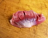 ガーリックネギ塩砂肝作り方1写真