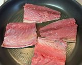 さばの味噌煮フライパンで焼いてこってり作り方3写真