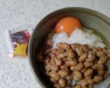 納豆のお好み焼き　ごはんで作り方1写真