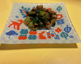 魚介のマヨ玉ポテトと青梗菜海苔まみれ献立作り方6写真