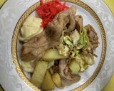 生姜焼きとじゃがいも炒め作り方4写真