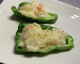 ピーマンのポテトサラダ詰めチーズ焼き!作り方4写真