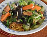 野菜がたっぷり摂れるかた焼きあんかけそば作り方8写真