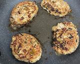 ビビンバ風つくね焼き丼作り方5写真