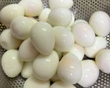 うずら卵の醤油煮☆作り方1写真