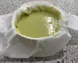 しっとり抹茶バスクチーズケーキタルト作り方4写真