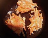夕食の一品に。にん☆じゃ☆かき揚げ作り方5写真