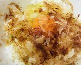 たまかけごはん●韓国海苔と鰹かけごはん作り方1写真