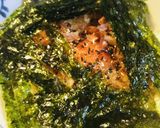 たまかけごはん●韓国海苔と鰹かけごはん作り方2写真