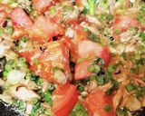 トマトとツナのペペロン♪ガーリックパスタ作り方5写真