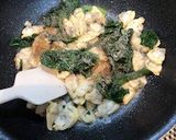 あさりほうれん草エリンギのバター風炒め作り方2写真