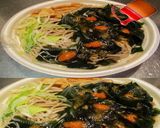 美味ドレと南蛮もみじおろしでわかめ蕎麦！作り方2写真