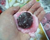 白玉粉と水と砂糖混ぜてレンジ！苺大福作り方11写真