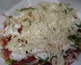 トマトチーズピザ　パンの耳で作り方4写真
