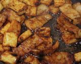 豚ばらと揚げのにんにくみそ炒め作り方5写真