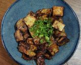 豚ばらと揚げのにんにくみそ炒め作り方6写真