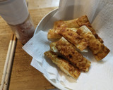 3分で春巻きの皮チーズ揚げ♪油少しで簡単作り方8写真