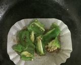 お弁当 ピーマン ニンニクの芽 アスパラ作り方3写真
