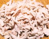 鶏肉の酒蒸しサラダ作り方4写真