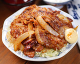 行列のできる☆豚の味噌漬け焼き定食☆作り方6写真
