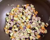 麻婆なす　離乳食完了期作り方3写真