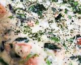 鮭とほうれん草のチーズクリーム煮作り方7写真