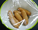 簡単！シャウエッセン　レモンバジル作り方2写真