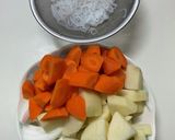 基本的な挽肉の肉じゃが作り方1写真