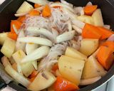 基本的な挽肉の肉じゃが作り方4写真