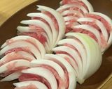 新玉ねぎと生ハムの前菜作り方2写真
