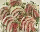 新玉ねぎと生ハムの前菜作り方3写真