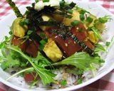 まぐろアボガド+長芋DEユッケ丼作り方7写真
