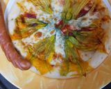かぼちゃの花ピザ作り方4写真