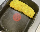 旦那様へのあと一品♪大葉入り卵焼き作り方5写真