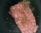 【油かけ炒め１】挽肉と搾菜中華風炒め♡作り方5写真