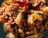 【油かけ炒め1】挽肉と搾菜中華風炒め♡作り方19写真