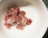 レンジ簡単きな粉コク旨回鍋肉風味甘酢酢豚作り方1写真