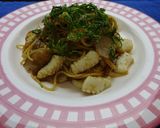 ワンパン！菊芋といかのペペロンチーノ作り方12写真