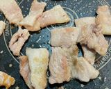 豚肉と豆苗の塩炒め作り方3写真