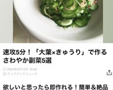 簡単！きゅうりとみょうが、大葉の浅漬け作り方13写真