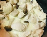 鶏肉とシメジのマスカルポーネソテー作り方3写真