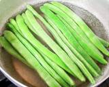 白だしを活用していんげん豆のさっと煮♪作り方1写真