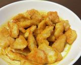 簡単♫鶏胸肉のカレーマヨソース和え作り方7写真