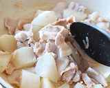 レンチンで時短!大根と豚バラ肉の味噌炒め作り方8写真