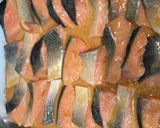 【保育園給食】鮭の幽庵焼き作り方3写真
