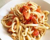 フレッシュトマトと挽肉の簡単パスタ作り方6写真